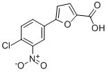 CAS 登录号：54023-03-9， 5-(4-氯-3-硝基)-呋喃-2-羧酸