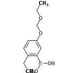 CAS 登录号：540495-30-5， [5-(乙氧基甲氧基)-2-乙基苯基]硼酸