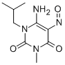 CAS 登录号：54052-67-4， 6-氨基-1-异丁基-3-甲基-5-亚硝基尿嘧啶
