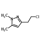 CAS 登录号：54055-31-1， 3-(2-氯乙基)-1,5-二甲基-1H-吡唑