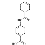 CAS 登录号：54056-83-6， 4-[(3-环己烯-1-基羰基)氨基]苯甲酸