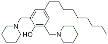 CAS 登录号：5408-13-9， 4-壬基-2,6-二(1-哌啶基甲基)苯酚