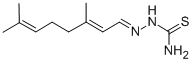 CAS 登录号：54097-74-4， 3,7-二甲基-2,6-辛二烯醛缩氨基硫脲