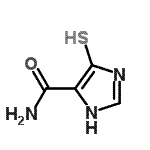 CAS 登录号：54107-75-4， 5-硫基-1H-咪唑-4-甲酰胺