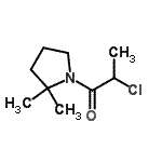 CAS#: 54152-23-7, 2-Chloro-1-(2,2-Dimethyl-1-Pyrrolidinyl)-1-Propanone