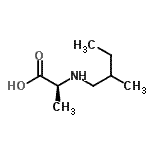 CAS 登录号：541547-32-4， N-(2-甲基丁基)-L-丙氨酸