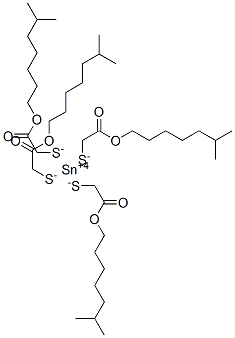 CAS 登录号：54235-66-4， 2-(异辛基氧基)-2-氧代乙烷-1-硫醇锡(4+)