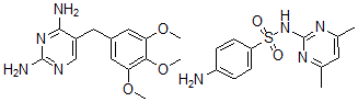 CAS 登录号：54242-79-4， 4-氨基-N-(4,6-二甲基-2-嘧啶基)苯磺酰胺与 5-((3,4,5-三甲氧基苯基)甲基)-2,4-嘧啶二胺混合物