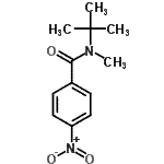 CAS#: 54284-31-0, N-Methyl-N-(2-Methyl-2-Propanyl)-4-Nitrobenzamide