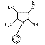 CAS#: 54329-29-2, 2-Amino-4,5-Dimethyl-1-Phenyl-1H-Pyrrole-3-Carbonitrile