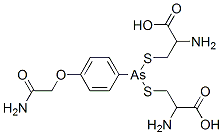 CAS#: 5434-45-7, 2-Amino-3-[(2-Amino-2-Carboxy-Ethyl)Sulfanyl-[4-(Carbamoylmethoxy)Phenyl]Arsanyl]Sulfanyl-Propanoic Acid