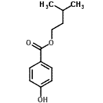 CAS 登录号：5434-75-3， 3-甲基丁基4-羟基苯甲酸酯