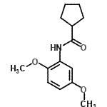 CAS 登录号：543693-45-4， N-(2,5-二甲氧基苯基)环戊烷甲酰胺