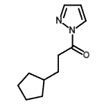 CAS#: 543708-61-8, 3-Cyclopentyl-1-(1H-Pyrazol-1-Yl)-1-Propanone