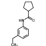 CAS 登录号：543722-82-3， N-(3-乙基苯基)环戊烷甲酰胺