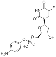 CAS 登录号：54397-88-5， 5-氟-2'-脱氧尿苷-5'-(4-氨基苯基)单磷酸酯