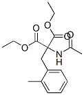 CAS 登录号：5440-53-9， 2-乙酰氨基-2-[(2-甲基苯基)甲基]丙二酸二乙酯