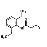CAS 登录号：544423-20-3， 3-氯-N-(2,6-二乙基苯基)丙酰胺