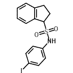 CAS#: 544459-53-2, N-(4-Iodophenyl)-1-Indanesulfonamide