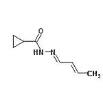 CAS#: 544465-19-2, N'-[(1E,2E)-2-Buten-1-Ylidene]Cyclopropanecarbohydrazide