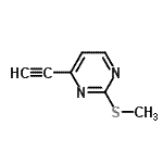 CAS#: 544675-64-1, 4-Ethynyl-2-(Methylsulfanyl)Pyrimidine