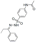 CAS 登录号：5448-97-5， N-[4-[(1-苯基丙亚基氨基)氨基磺酰基]苯基]乙酰胺