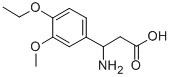 CAS 登录号：54503-18-3， 3-氨基-3-(4-乙氧基-3-甲氧基苯基)丙酸