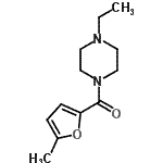 CAS 登录号：545360-57-4， (4-乙基-1-哌嗪基)(5-甲基-2-呋喃基)甲酮