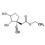 CAS#: 545363-19-7, Ethyl [(1S)-1-Ethynyl-2,3-Dihydroxycyclopentyl]Acetate