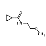 CAS 登录号：545385-17-9， N-(2-甲氧基乙基)环丙烷甲酰胺