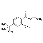 CAS#: 545394-60-3, Ethyl 2-Methyl-6-(2-Methyl-2-Propanyl)Nicotinate