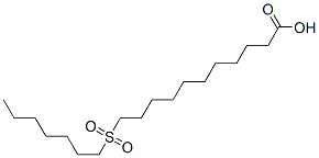 CAS#: 5454-92-2, 11-Heptylsulfonylundecanoic Acid