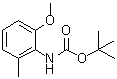 CAS 登录号：545424-34-8， (2-甲氧基-6-甲基苯基)氨基甲酸叔丁酯