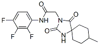 CAS#: 5457-16-9, 2-(8-Methyl-2,4-Dioxo-1,3-Diazaspiro[4.5]Dec-3-Yl)-N-(2,3,4-Trifluorophenyl)Acetamide
