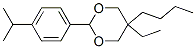 CAS 登录号：5458-18-4， 5-丁基-5-乙基-2-(4-丙-2-基苯基)-1,3-二恶烷
