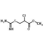 CAS 登录号：54598-77-5， 甲基3-(甲脒基硫基)-2-氯丙酸酯