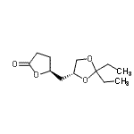 CAS#: 546127-27-9, (5S)-5-{[(4R)-2,2-Diethyl-1,3-Dioxolan-4-Yl]Methyl}Dihydro-2(3H)-Furanone