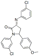 CAS#: 5462-65-7, 1-(3-Chlorophenyl)-3-(3-Chlorophenyl)Imino-5-(4-Methoxyphenyl)Pyrrolidin-2-One