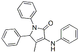 CAS 登录号：5468-13-3， 3-苯胺基-4-甲基-1,5-二苯基-5H-吡咯-2-酮