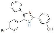 CAS 登录号：5469-54-5， 3-[4-(4-溴苯基)-5-苯基-3H-咪唑-2-基]苯酚