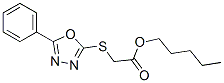 CAS#: 5471-21-6, Pentyl 2-[(5-Phenyl-1,3,4-Oxadiazol-2-Yl)Sulfanyl]Acetate