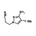 CAS 登录号：54711-29-4， 3-氨基-1-(2-氰基乙基)-1H-吡唑-4-甲腈