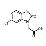 CAS#: 54769-25-4, (5-Chloro-2-Oxo-1,3-Benzothiazol-3(2H)-Yl)Acetic Acid