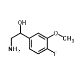 CAS#: 547770-15-0, 2-Amino-1-(4-Fluoro-3-Methoxyphenyl)Ethanol