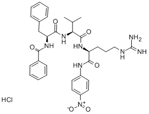 CAS#: 54799-93-8, N-Benzoyl-L-phenylalanyl-L-valyl-L-arginine-p-nitroanilide