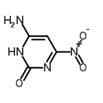 CAS 登录号：548466-43-9， 6-氨基-4-硝基-2(1H)-嘧啶酮