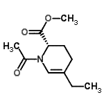 CAS 登录号：548490-86-4， 甲基(2S)-1-乙酰基-5-乙基-1,2,3,4-四氢-2-吡啶羧酸酯