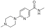 CAS 登录号：54864-91-4， N-甲基-6-(4-甲基-哌嗪-1-基)-烟酰胺
