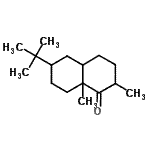 CAS#: 54869-06-6, 2,8A-Dimethyl-6-(2-Methyl-2-Propanyl)Octahydro-1(2H)-Naphthalenone
