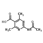 CAS 登录号：548773-14-4， 2-乙酰氨基-4,6-二甲基-5-嘧啶羧酸